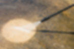 surface cleaning with high pressure water jet