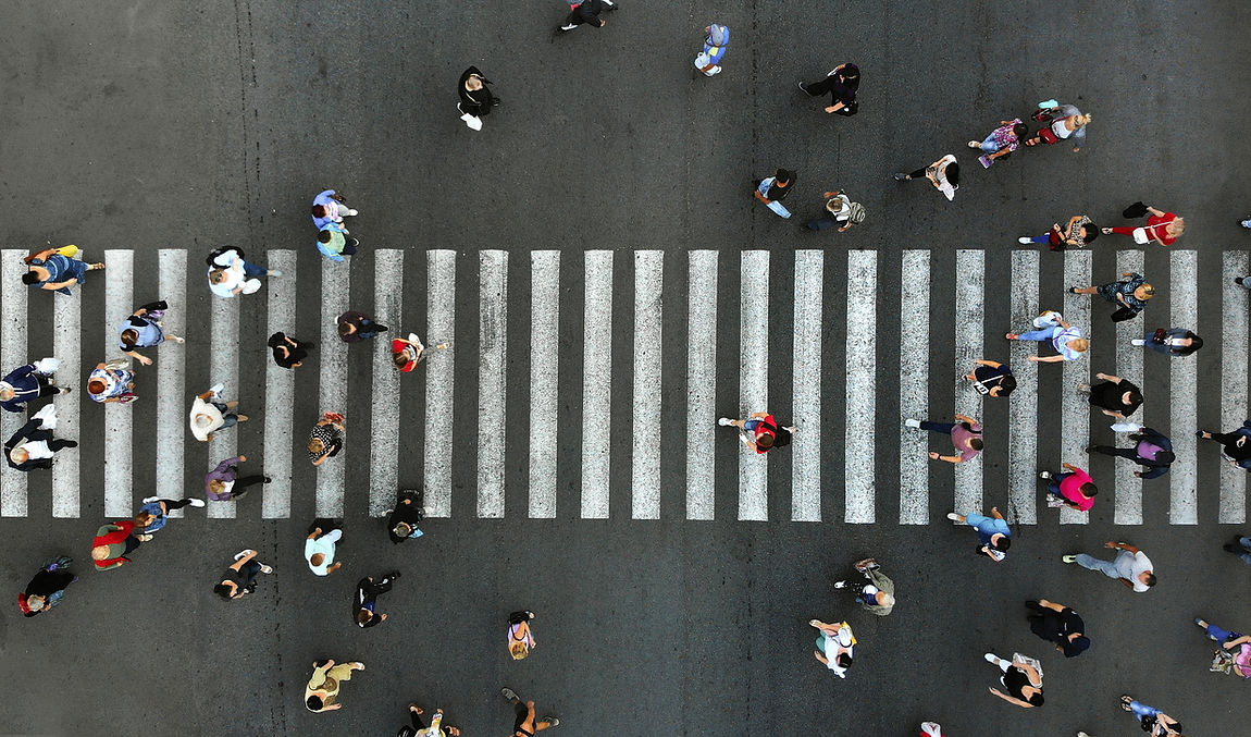 Pedestrian Crosswalk View