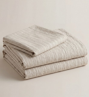 Folded Linen Sheets
