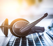 ヘッドセットとキーボード