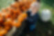 Boy Holding Pumpkin