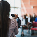 Speaker Facing Audience