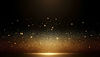 Golden Sparkling Background