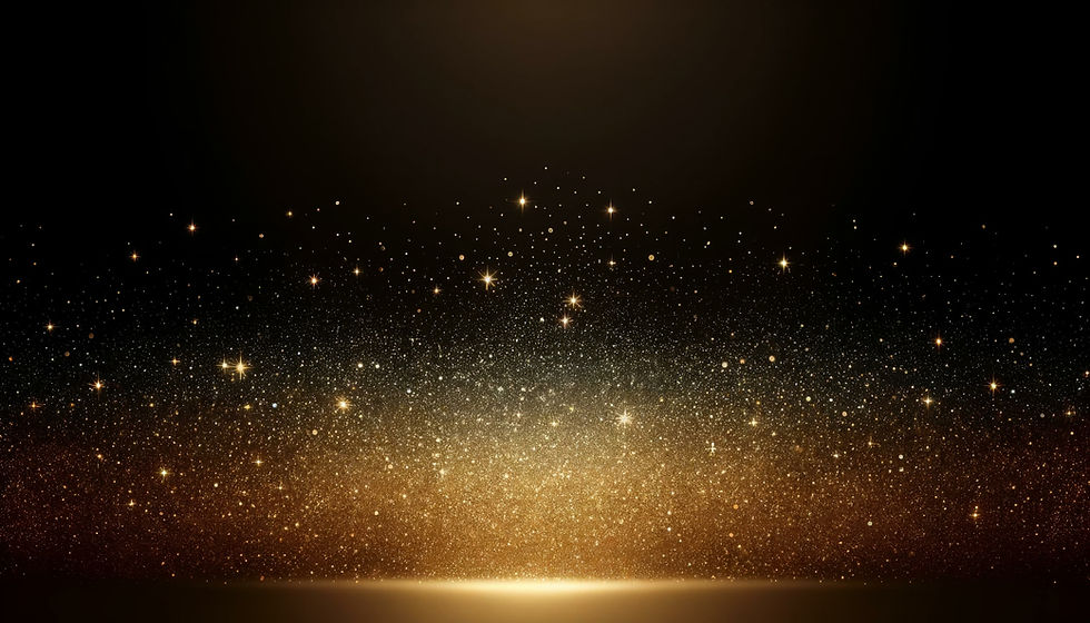 Fundo dourado cintilante