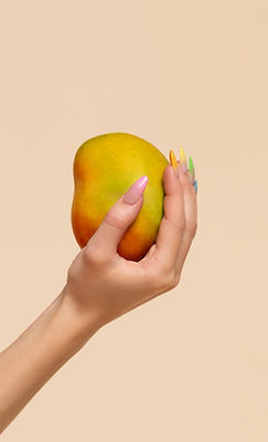 Holding a Mango