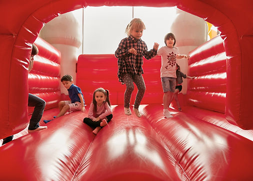 Kids in Bouncy Castle