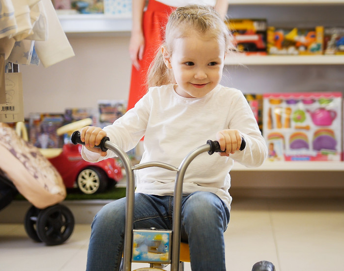 Child Riding Bicycle