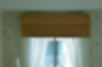 close-up image of roman blinds on a window