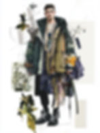 Fashion-Inspired Collage Artwork