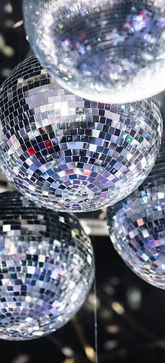 Boules disco brillantes