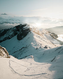 Snow Over Mountains