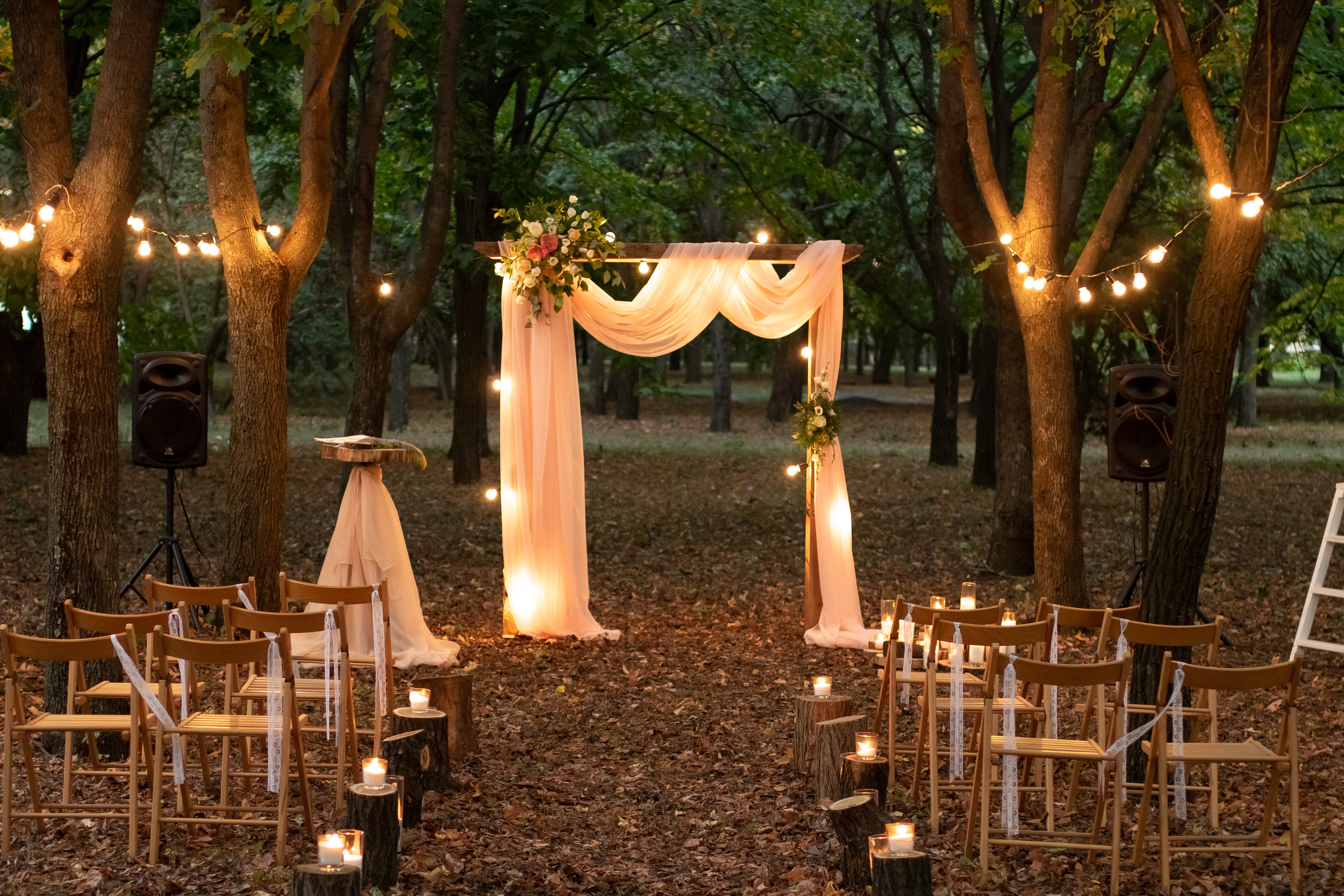 Outdoor Wedding Ceremony Setup