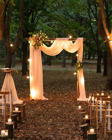 Outdoor Wedding Ceremony Setup