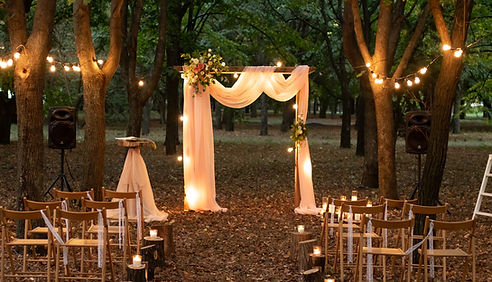 Outdoor Wedding Setup