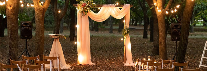 Outdoor Wedding Ceremony Setup
