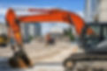 Diggers on Construction Site