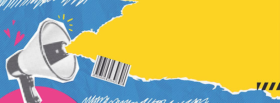 Abstract Megaphone Graphic