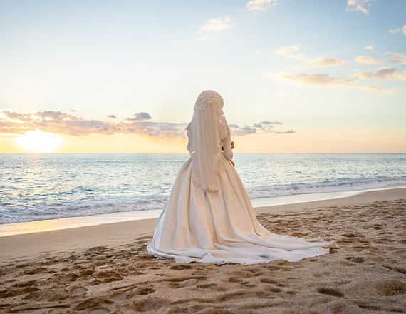 Bride on the Beach
