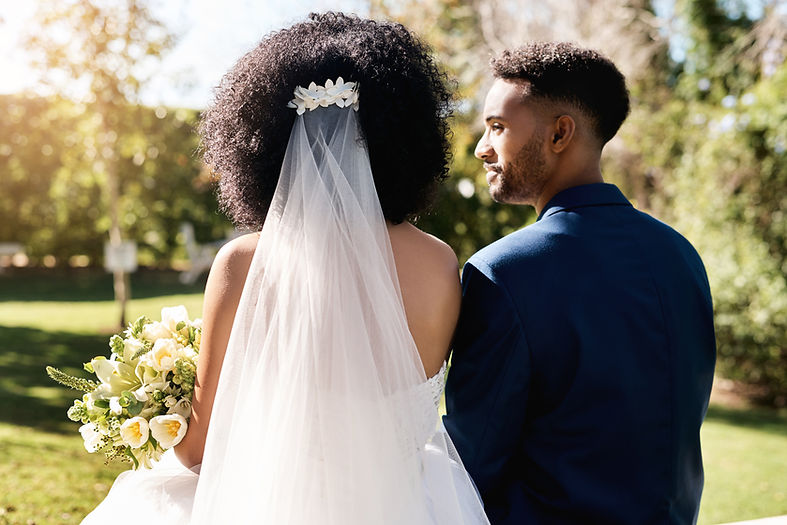 Wedding Couple Outdoors