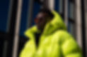 Neon Yellow Puffer Jacker