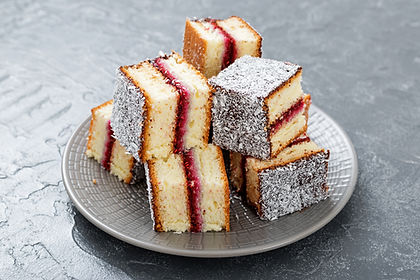 Lamington-Kuchen