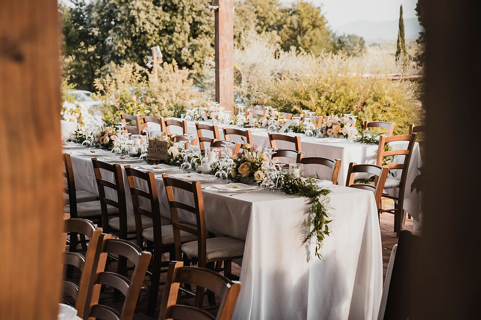 Outdoor Dining Setup