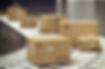 Boxes on Conveyor Roller