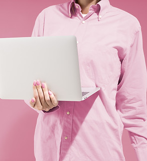 Person Holding Laptop