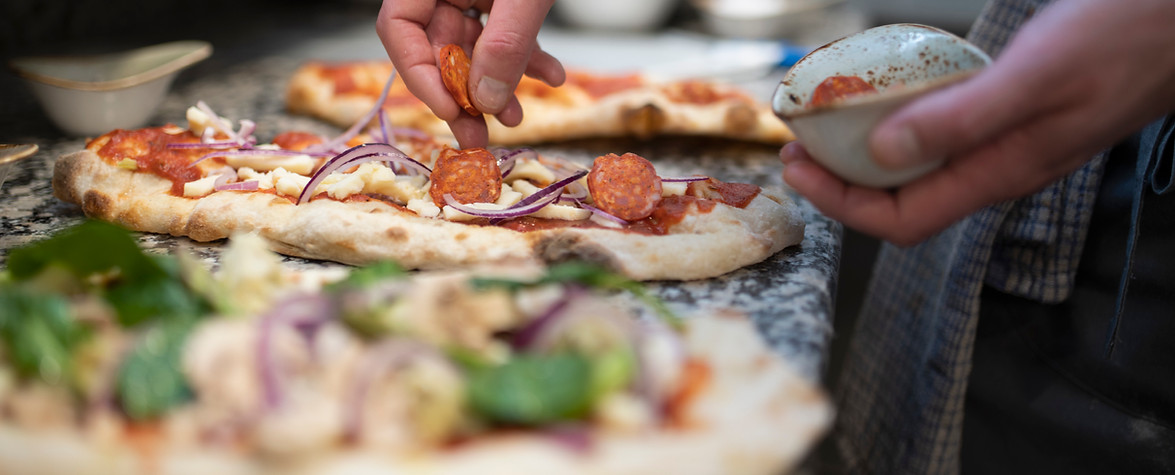 Pizza Preparation Scene