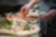 chef, préparer, pizza