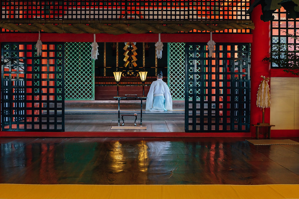 Santuario tradicional japonés