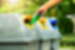 plastic bottle garbage for recycling concept reuse