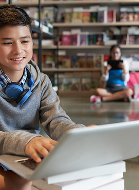 Pupil Using Laptop