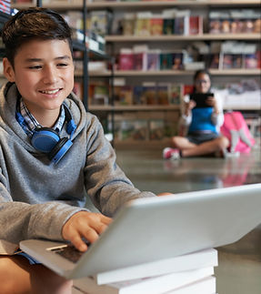 Pupil Using Laptop 