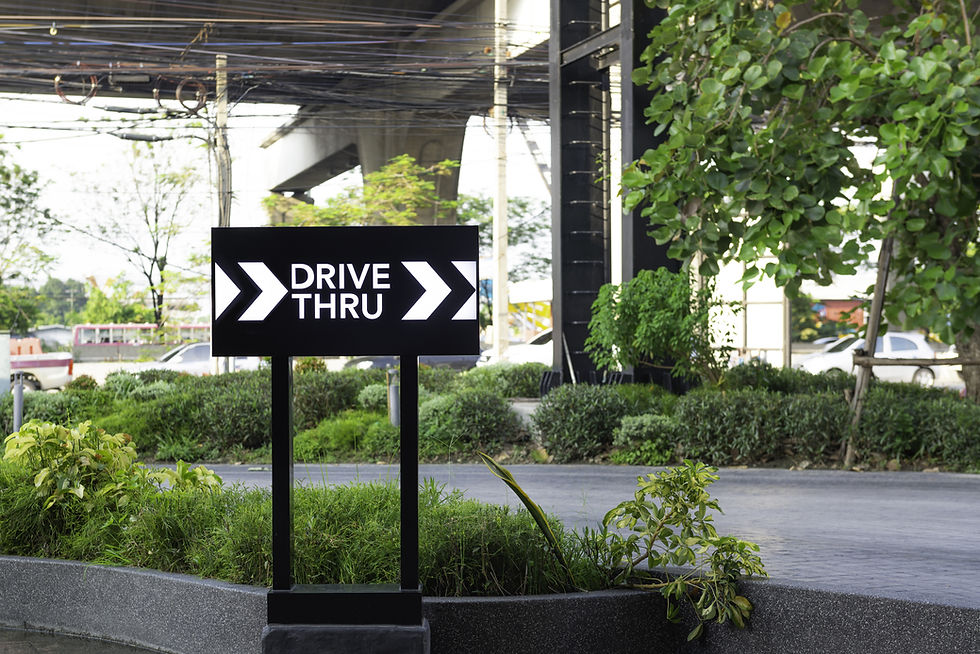 Drive-Thru Sign