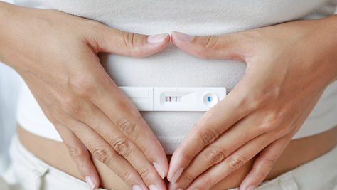Positive pregnancy test