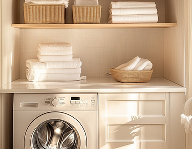 Bright Laundry Room