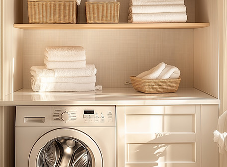 Bright Laundry Room