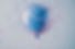 Blue Confetti Balloon