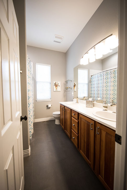 Brightly Lit Bathroom