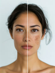 Split face comparison