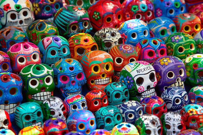 Máscaras coloridas