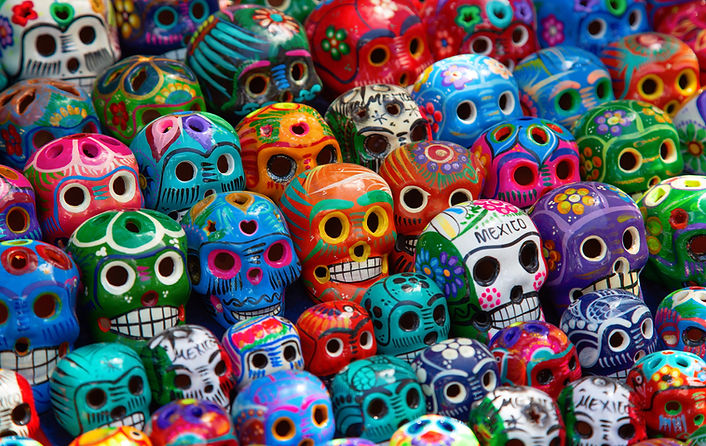 Máscaras coloridas