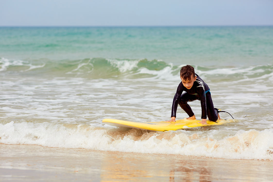 Young Surfer