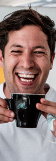 Enjoying Coffee