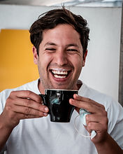 Enjoying Coffee