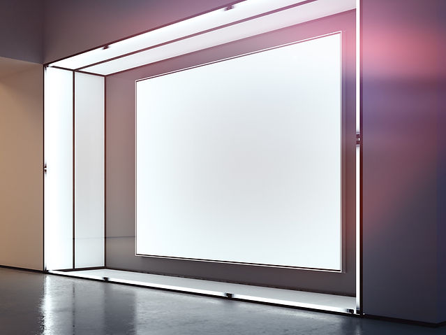 Panneau d'affichage intérieur lumineux