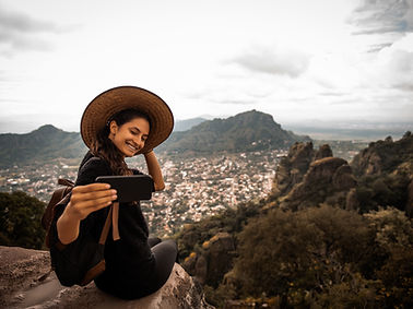 Selfie de viaje