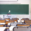 Salle de classe vide