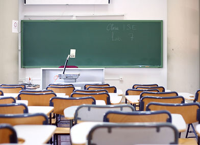 Leeres Klassenzimmer